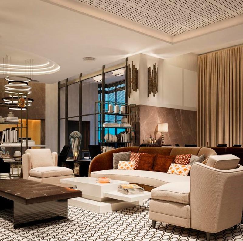 Hilton Tanger City Center Exteriör bild Interior design